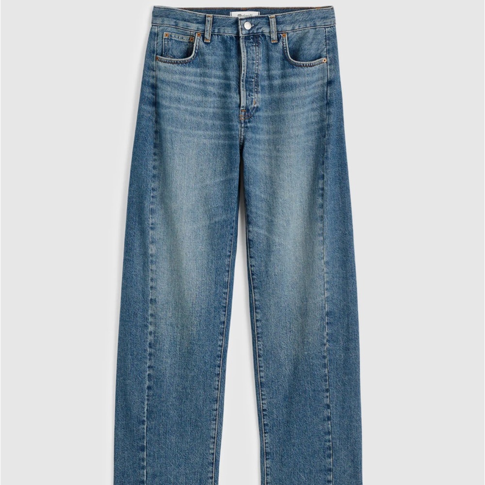 Madewell The Pieced Barrel-Leg Full-Length Jean